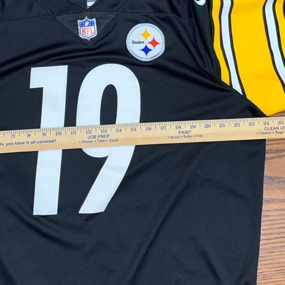 Nike Pittsburgh Steelers NFL Jersey XL JuJu Smith-Schuster Dri Fit On Field Logo - Picture 11 of 16